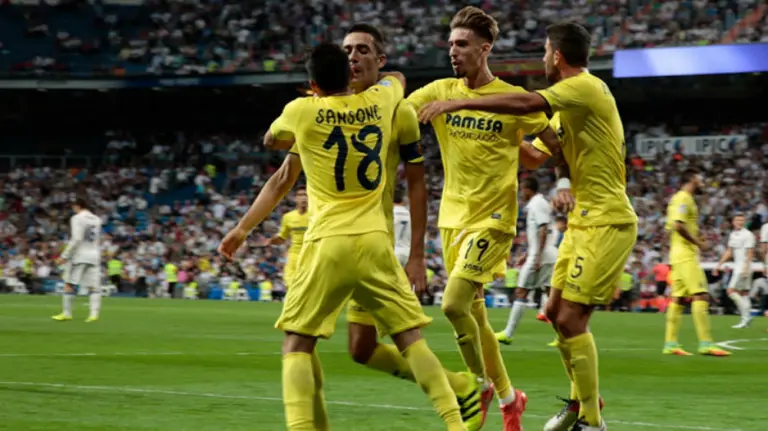 Bruno fue el autor del gol del Villarreal en Madrid. Foto web Villarreal.