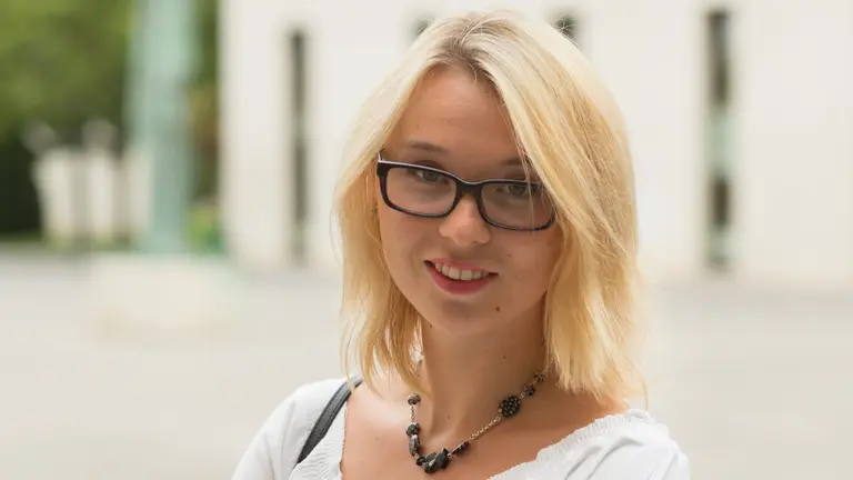 Edurne Zaratiegui Morales, presidenta del consejo de estudiantes de la UPNA.