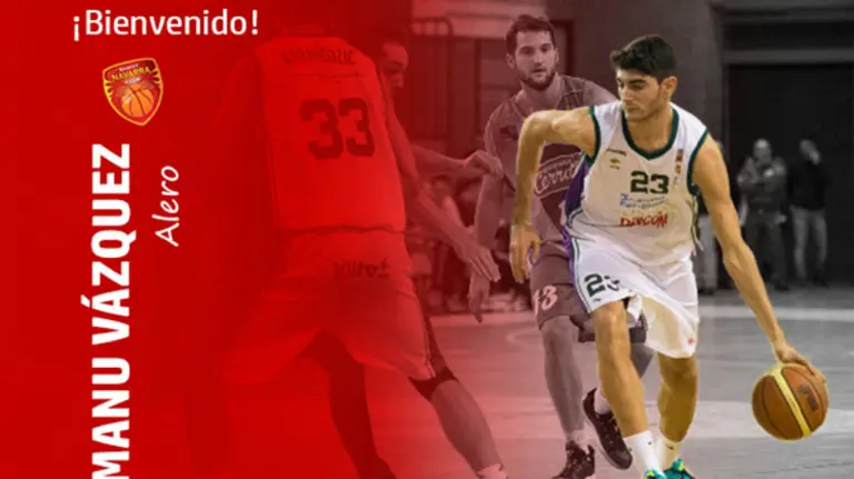 Manuel Vázquez es el último refuerzo de Basket Navarra.