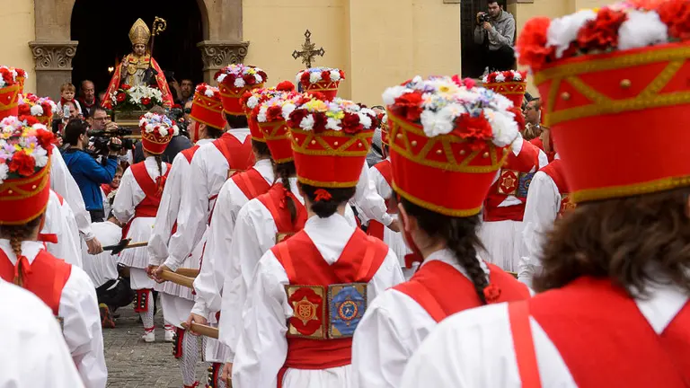 Procesión de San Fermín de Aldapa. PABLO LASAOSA
