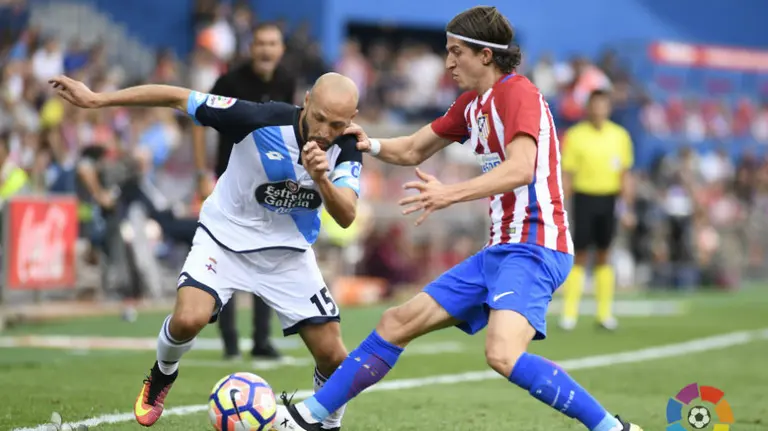 Partido At. Madrid - deportivo en el Vicente Calderón. Lfp.