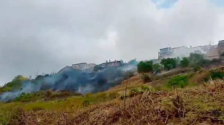 Incendio en Navarra. ARCHIVO