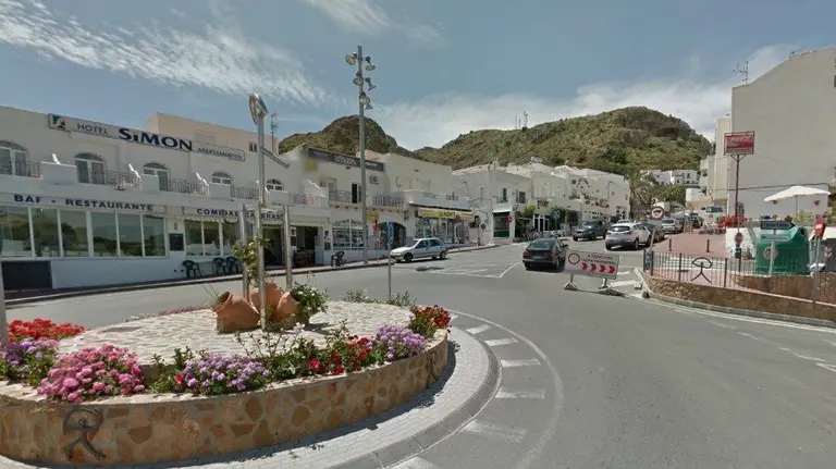 La calle de Mojácar en la que sucedieron los hechos