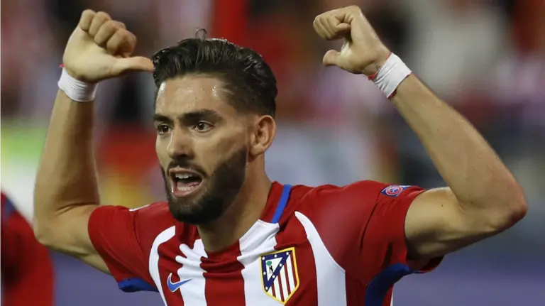 Carrasco decide el partido para los rojiblancos gracias a su gol ante el Bayern. Lfp.