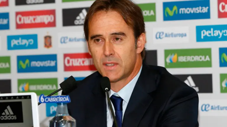 Julen Lopetegui. Foto web Rfef.