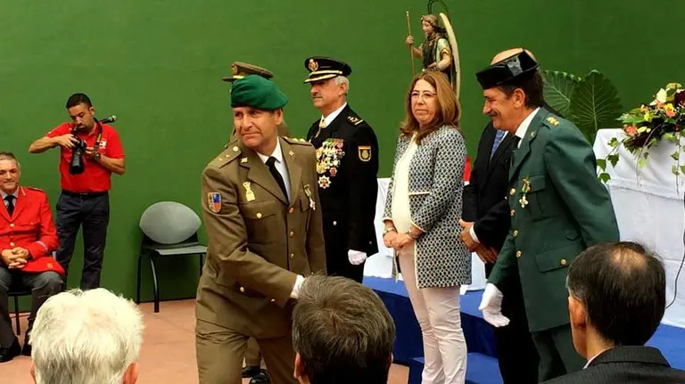 Celebración de la Festividad de los Ángeles Custodios, patrón de la Policia Nacional, en el Centro policial de Pamplona. S. REDÍN (4)
