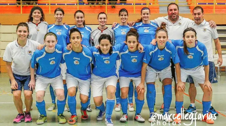 Equipo del Txantrea FS 2016-17.