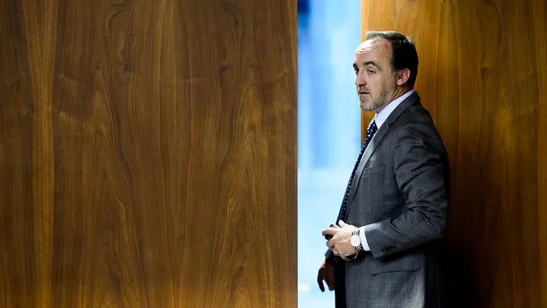 Javier Esparza, portavoz de UPN. PABLO LASAOSA