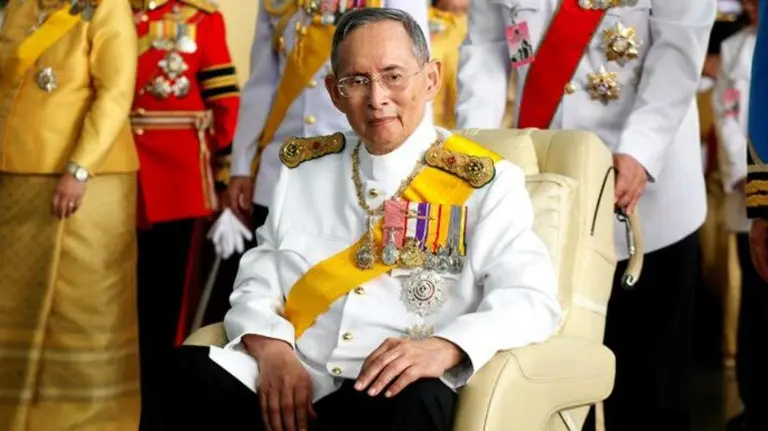 El rey Bhumibol de Tailandia, fallecido este jueves.