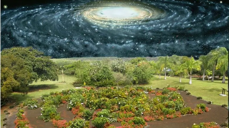 Imagen del proyecto Jardín de la Galaxia que se ubicará en el parque de Yamaguchi, en Pamplona.