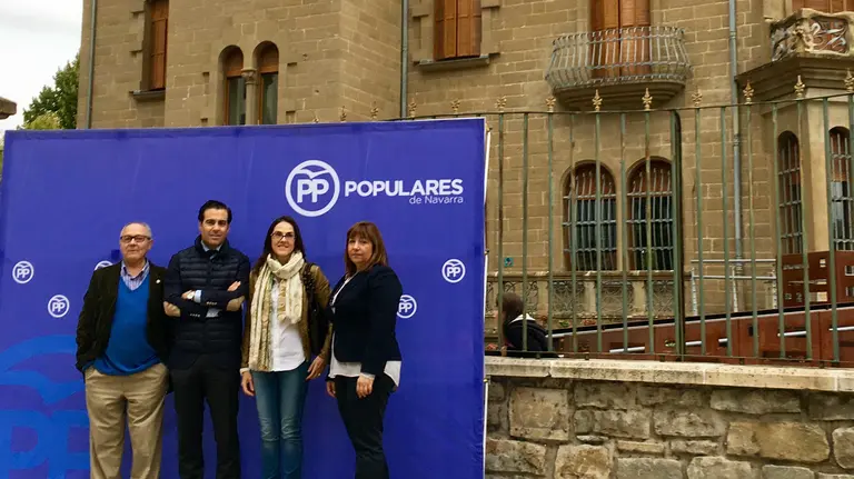Presentación de la Junta del PPN en Burlada y Villava. CEDIDA