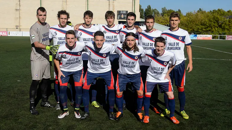 Equipo titular de la Mutilvera. PABLO LASAOSA 02