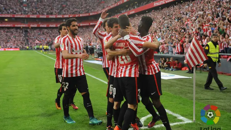El Athletic se ha llevado el derbi vasco. Lfp.