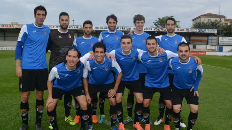 Equipo titular de la Peña Sport 2016-17. Facebook Peña Sport.