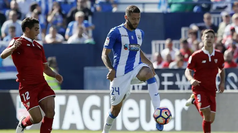 El exrojillo David Timor juega en el Leganés. Lfp.