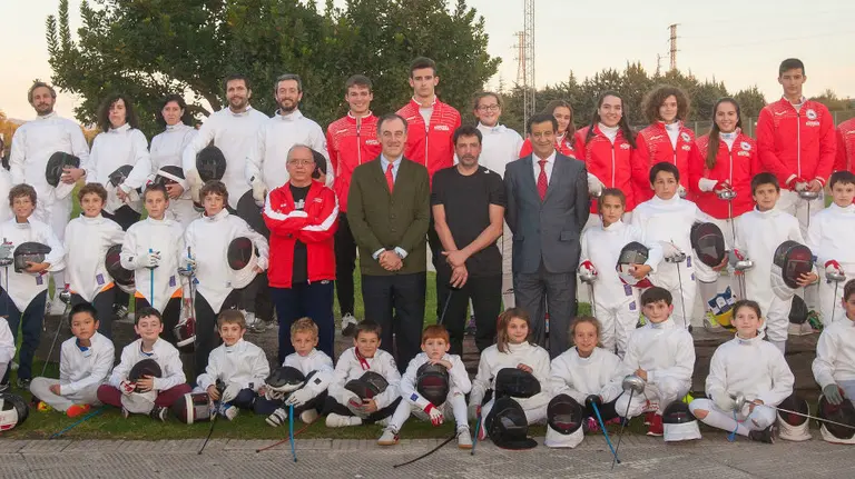 Club de esgrima de la Universidad de Navarra.
