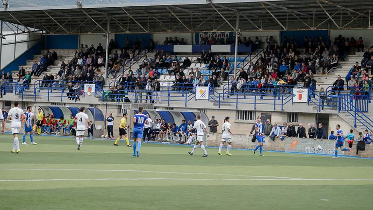 Partido del C.D. Izarra. PABLO LASAOSA.