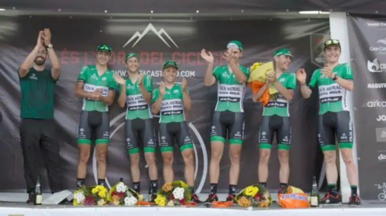 Equipo ciclista Caja Rural. Foto web Caja Rural team