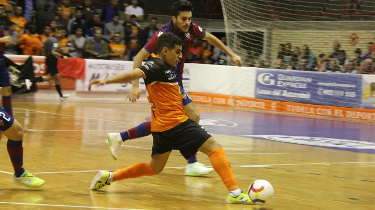 Partido del Aspil Vidal ante el Levante UM en Tudela (0-1).
