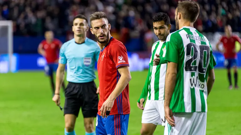 Partido de la Liga Santander entre Osasuna y Real Betis (1-2) disputado en El Sadar (26). IÑIGO ALZUGARAY