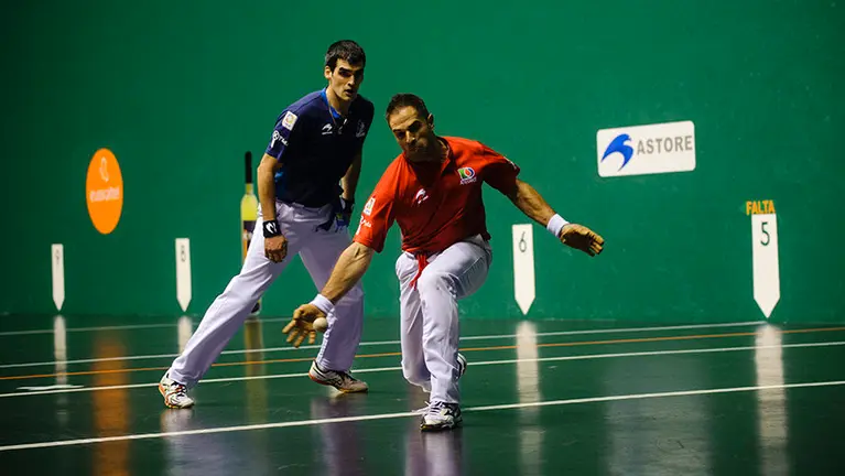 Partido cuatro y medio Olaizola-Ezkurdia. MIGUEL OSÉS_1