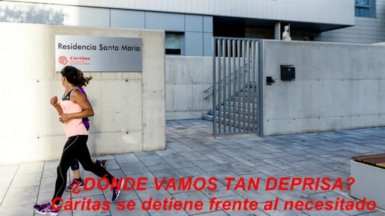 La residencia Santa María de Cáritas en Pamplona