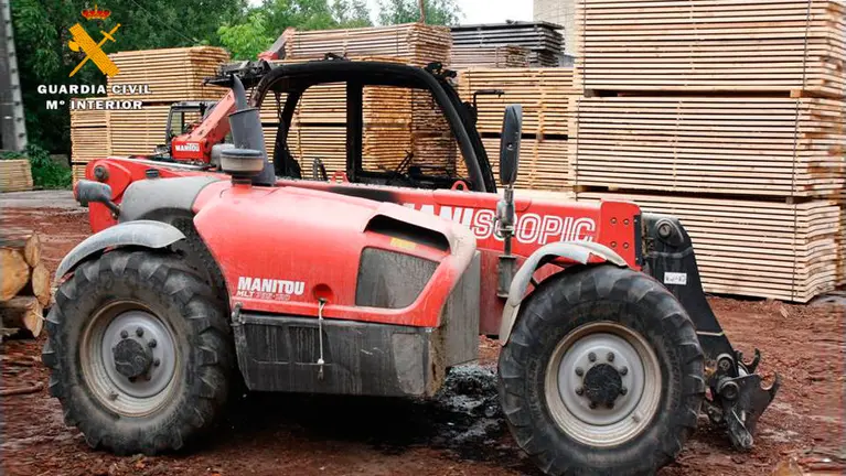 Uno de los vehículos especiales encontrados en la investigación OKI por la Guardia Civil. GUARDIA CIVIL.