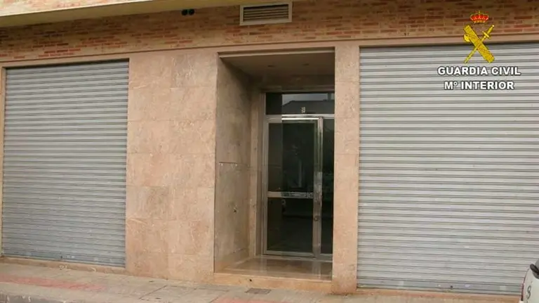 Casa en la que encontraron a los menores. EP