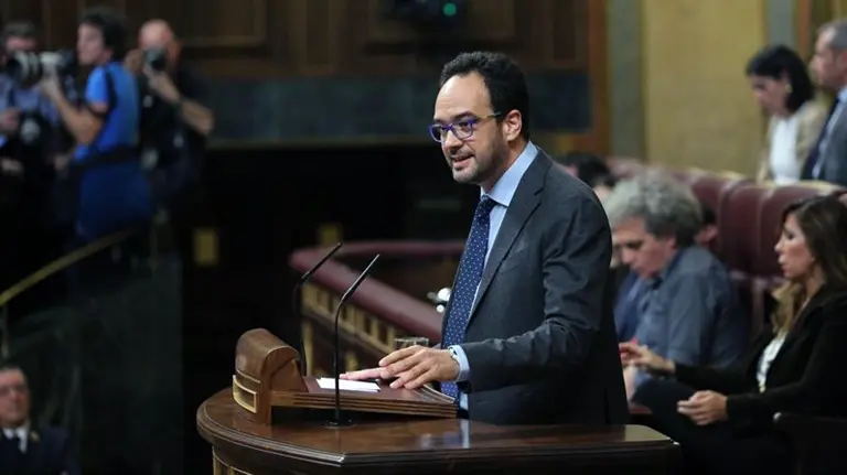 Antonio Hernando, portavoz del PSOE en el Congreso de los Diputados.