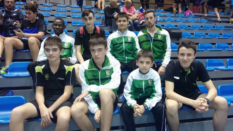 Jugadores de Oberena en el torneo jugado en Reus.