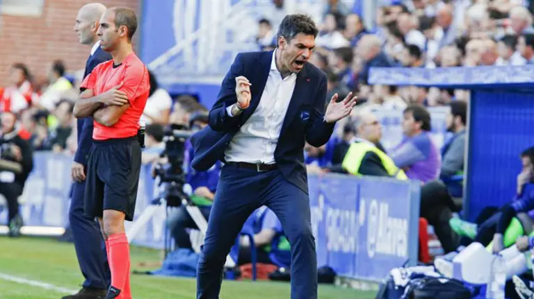 Mauricio Pellegrino entrena al Deportivo Alavés. Efe.