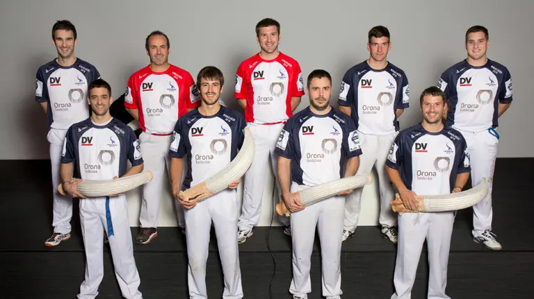 Parejas participantes en el campeonato de de remonte. Foto Maialen Andrés.