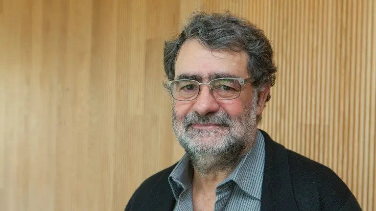 Joan Fontcuberta, artista experto en fotografía, en el Museo Universidad de Navarra.