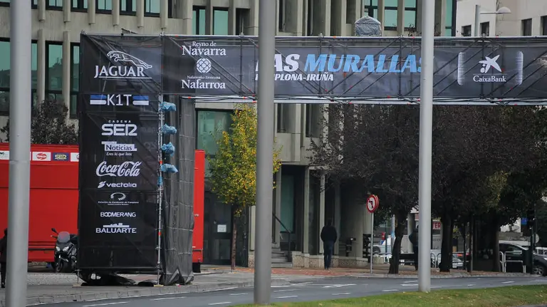 Lugar de salida y meta de la Carrera de las Murallas.