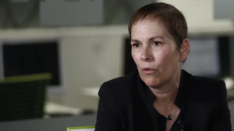 La presidenta de Navarra, Uxue Barkos. EFE/Emilio Naranjo