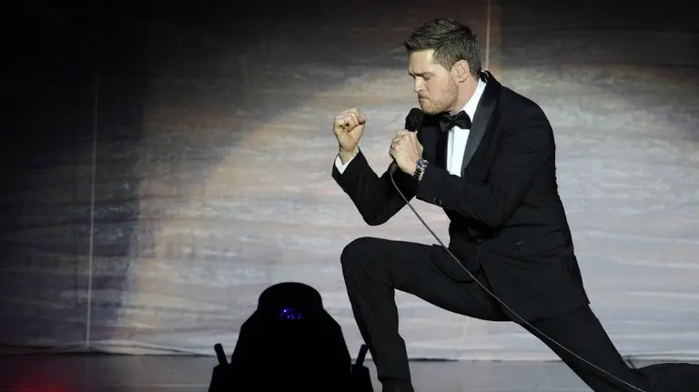 El cantante canadiense Michel Bublé