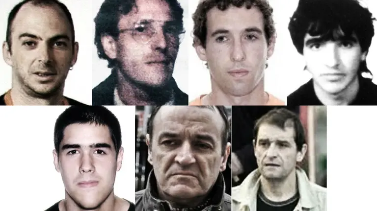 Los terroristas de ETA más buscados