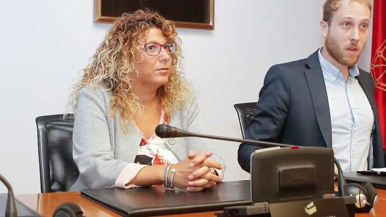 Carmen Segura de UPN. PARLAMENTO DE NAVARRA