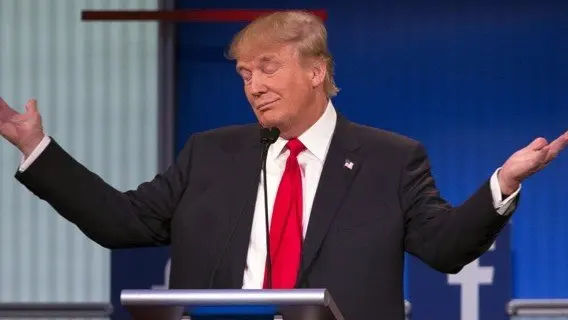 Donald Trump durante la campaña electoral