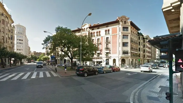 Avenida San Ignacio de Pamplona.