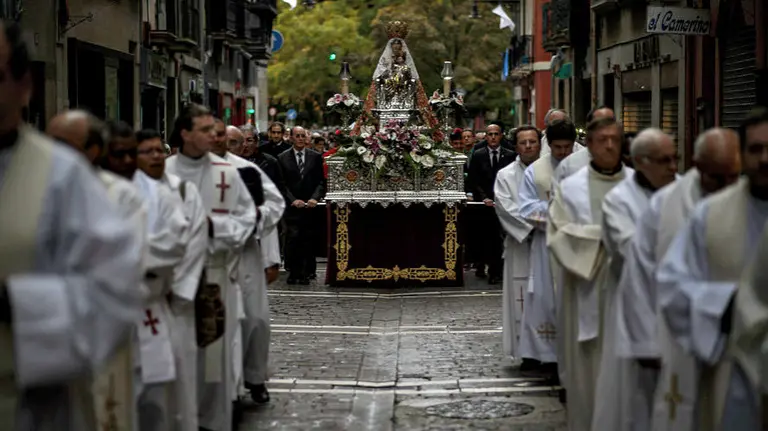 Concentración mariana para cerrar el Año Santo de la Misericordia. PABLO LASAOSA
