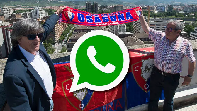 Enrique Martín Monreal y Luis Sabalza ofrecen una rueda de prensa en el ático