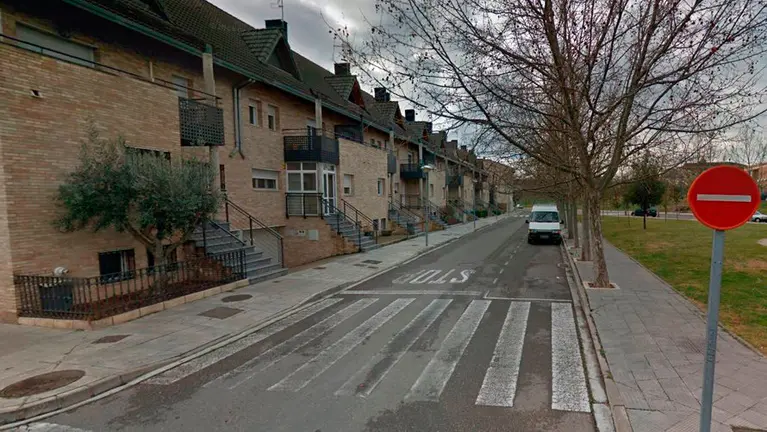 Calle Alcait, en Tudela.