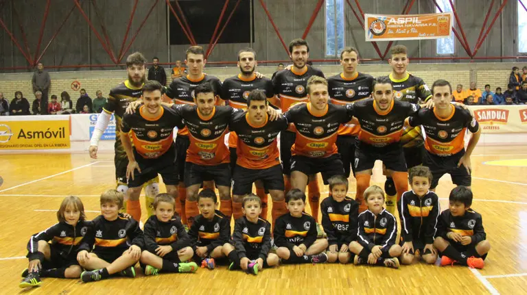 El Aspil Vidal en su pabellón Ciudad de Tudela.