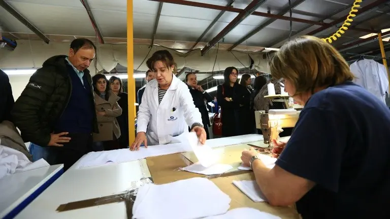 Visita a los talleres de AMIMET .