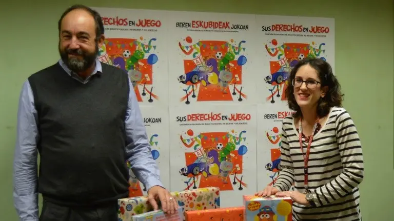 Campaña Recogida de Juguetes Sus derechos en juego, en marcha en Navarra.