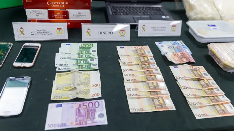 La Guardia Civil desarticula un entramado criminal dedicado al tráfico de estupefacientes y falsedad documental (8). IÑIGO ALZUGARAY