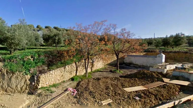 Zona de Montilla (Córdoba) próxima al domicilio donde fue hallado el cuerpo sin vida de la mujer.