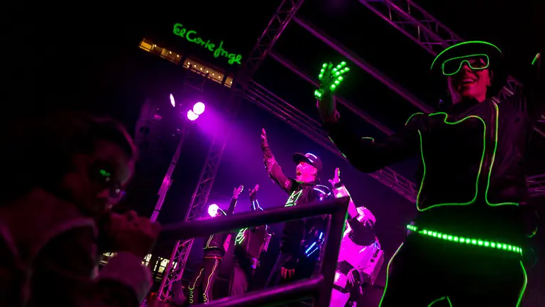 Espectáculo de encendido de luces de El Corte Inglés (11). IÑIGO ALZUGARAY