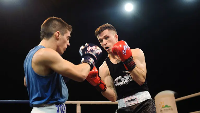 Velada de Boxeo profesional en Olaz. MIGUEL OSÉS (24)